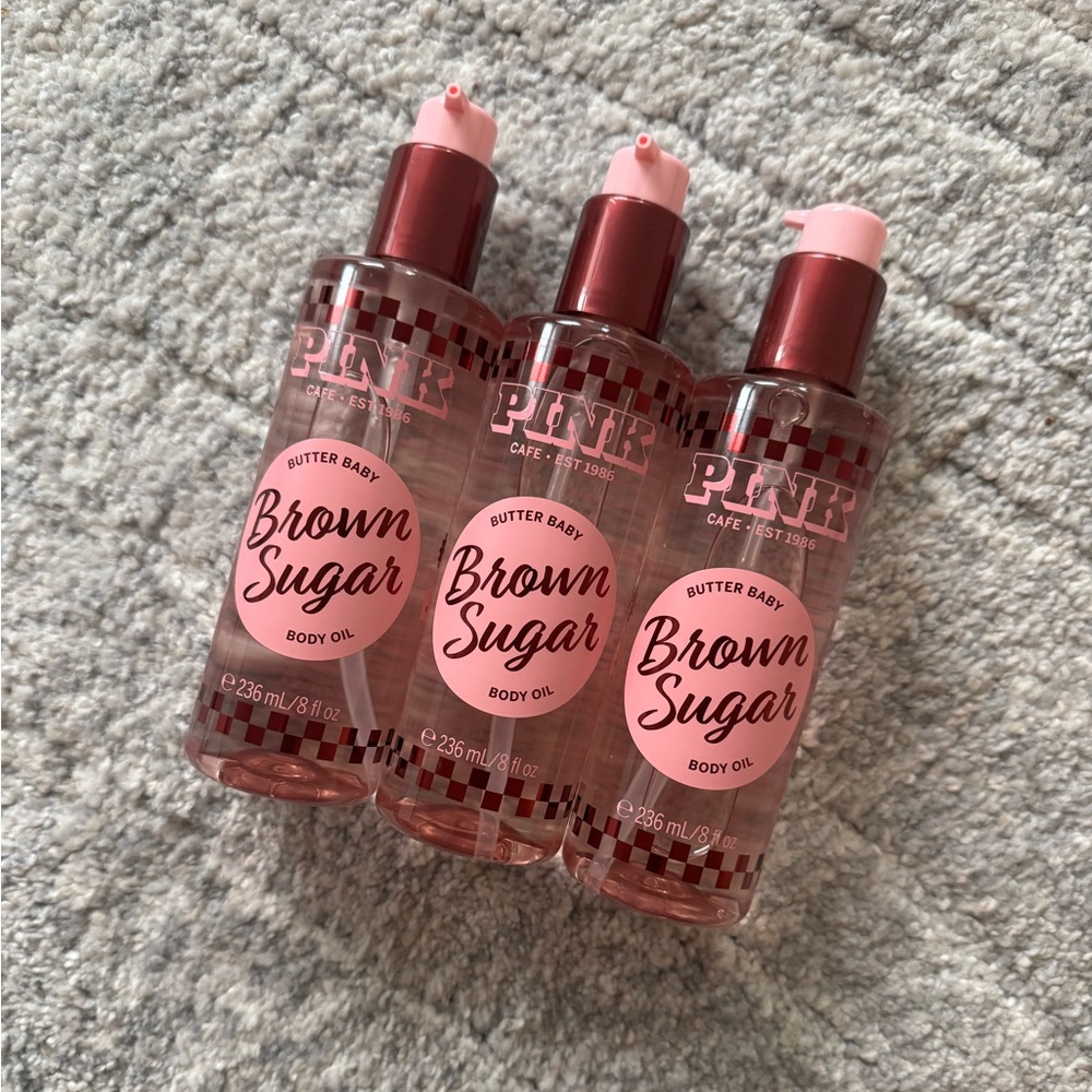 VS PINK brown sugar body oil